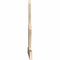 Ekena Millwork Saratoga Rough Sawn Timber Gable Bracket, Douglas Fir, 84"W x 49"H x 2"D x 6"F, 14/12 Pitch GBW084X49X0206SAR00RDF - alternate 4